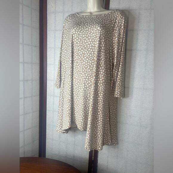 AFANI ELEMENTS CONTOUR SQ ALM CREAM & WHITE BLOUSE SIZE 2X‎ - Picture 1 of 6
